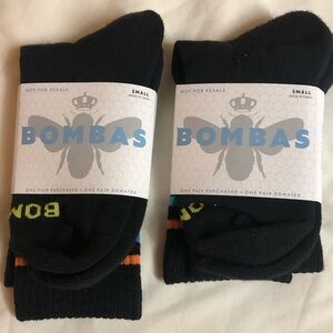Bombas Kids Black Socks